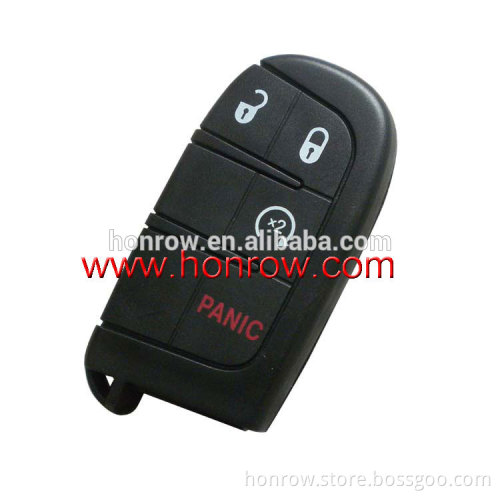 Chrysler 3+1 button remote key shell